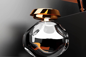 create 3d perfume animation, 3d fragrance video, 3d perfume design, 3d product