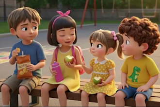 produce kids phonics learning animation video to earn 10k