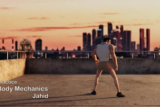 create 3d character animation for games and cinematics