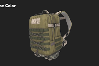create realistic 3d handbag animation, bag design, backpack rendering and video
