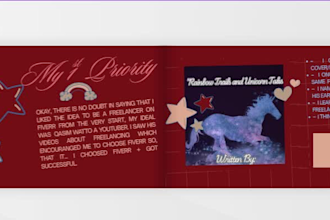 illustrate perfect and cute children story book covers