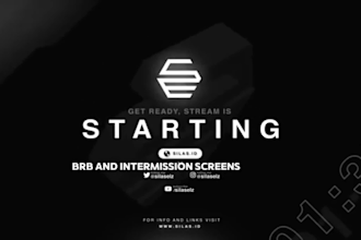 design twitch stream logo panels screens custom emotes overlay twitch alert