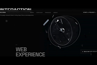 3d animated wix studio website spline interactive animation 3d wix landing page