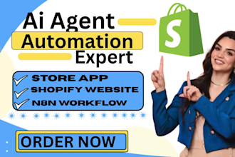 build n8n ai agent, n8n automation, shopify workflow, zapier automation