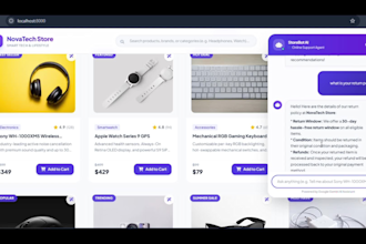build a custom ai chatbot for website using gemini API