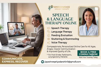 provide speech language therapy