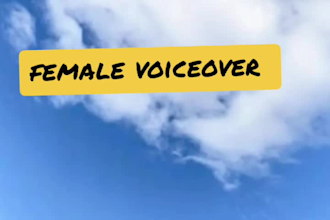 create great female voiceover