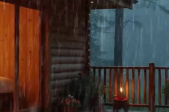 create monetizable coxy rain video, coffee shop jazz music rain meditation video
