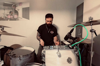 record live, studio quality drums with character and groove