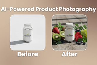 create realistic ai product photos and ad designs for amazon and shopify