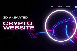 3d animated crypto webflow website spline animation 3d crypto landing page