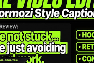 do viral video editing for youtube shorts, reels and tiktok