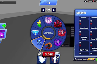 design custom roblox UI and gui with polished UX for your game