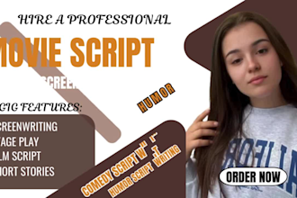 write movie script screenplay writing humor funny stage play show comedy script