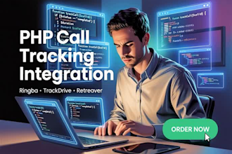 handle ringba, trackdrive, retreaver integration with php, javascript