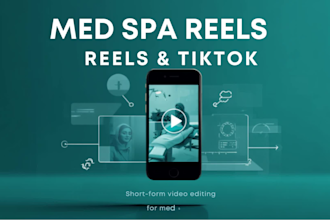 edit instagram reels and tiktok videos for medical spas