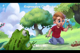 hand draw and design child book illustration