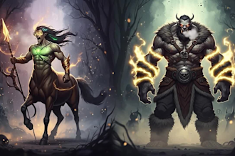 epic fantasy artwork mythical creature designs