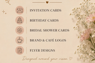 make invitation cards and flyers