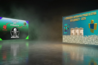 design modern and eye catching youtube thumbnails