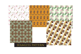 design seamless repeat pattern for print textile