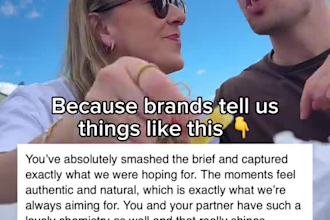 make couples ugc spokesperson video content