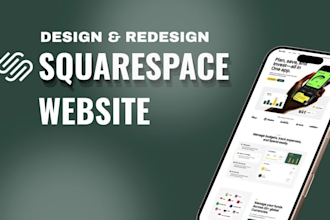 do squarespace website design or redesign squarespace website development