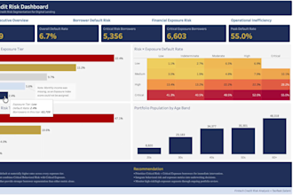 segment default risk and do credit risk analytics