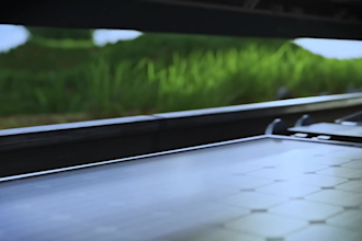 create 3d industrial animation, solar energy visualization engineering video