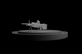 do 3d hard surface modeling and props for games in maya