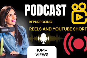 repurpose your podcast into youtube shorts and reels