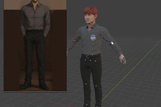 create custom playermodel for gmod, sfm, l4d2, cs2 and 3d model
