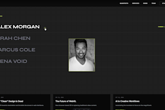 build a premium website with immersive scroll motion