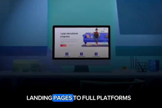 create a conversion focused saas landing page for tech startups