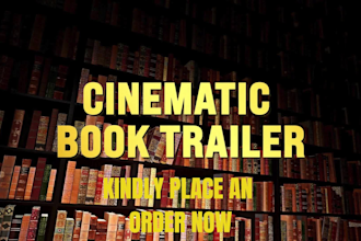children book trailer, cinematic movie book trailer video