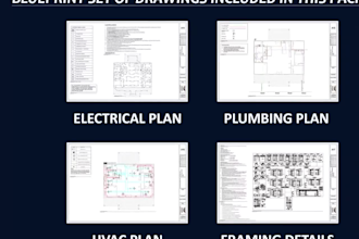 create permit drawings, builder plans and permit application drawings