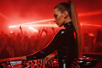 design trippy ai music videos animated video sync visuals to your music