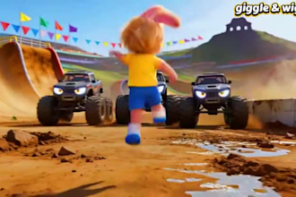 do pixar ai animation cocomelon style nursery rhymes kids learning video
