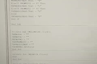fix errors in visual basic code