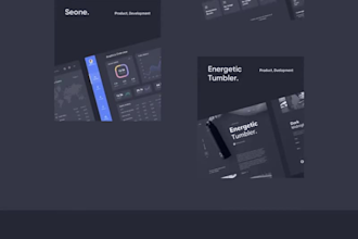 design a professional portfolio website