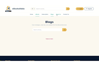 develop a modern react js website or web application
