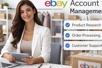 manage your ebay account and boost sales professionally
