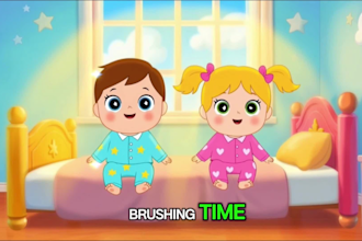 creaate ai animated nursery rhymes ai 3d cartoon videos