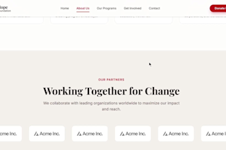 build charity website, nonprofit website, fundraising and donations website