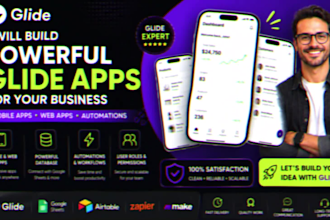 build a powerful glide app for your business dashboard, automation and mobile ap
