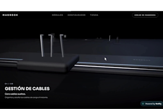 design a modern minimal website with 3d animations