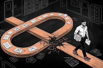 2d animation video in black screen