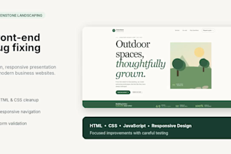 fix HTML CSS and mobile responsiveness issues