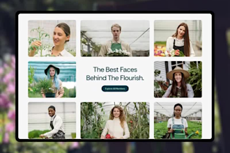 design a landscaping company website that generates leads