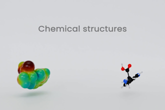 create 3d chemical structure animations for scientific presentations